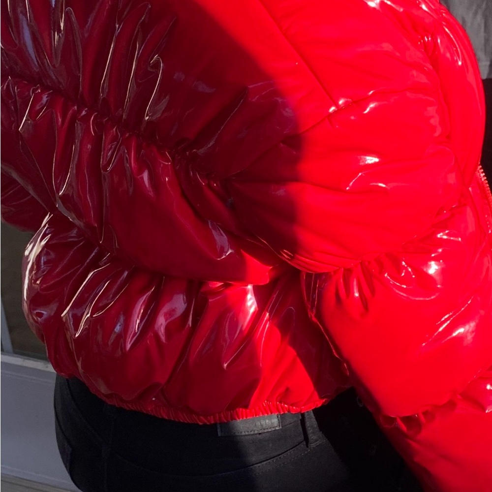 Red Women's Puffer Jacket